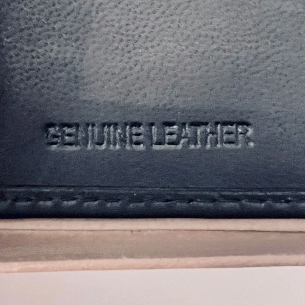 NWT Gorgeous lucky brand Men black bifold genuine leather RFID Wallet w/Gift Box